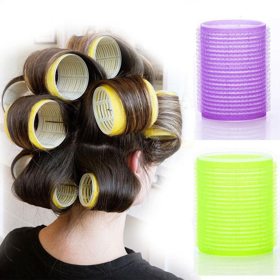 Jumbo Hair Rollers 6 Pcs Hair Style